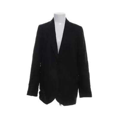 Blazer (Zwart) van H&M Premium Quality Linnen, Viscose, Polyester