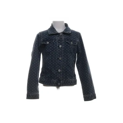 Denim jacket (Blue, White) from Lands' End Kids Cotton, Elastane, Polyester