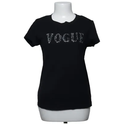 T-shirt (Noir) de Voyelles Coton, Élasthane