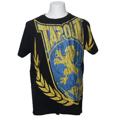 T-shirt (Svart, Blå, Gul) från Tapout Bomull, Polyester