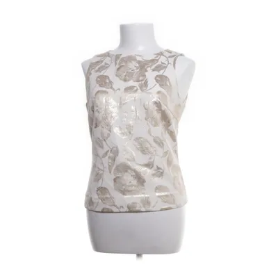 Top (Hvid, Beige, Guld) fra Créton Bomuld, Polyester, Acetat, Uld, Silke