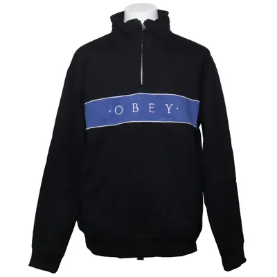 Sweatshirt (Black, Blue) from Obey Cotton, Polyester