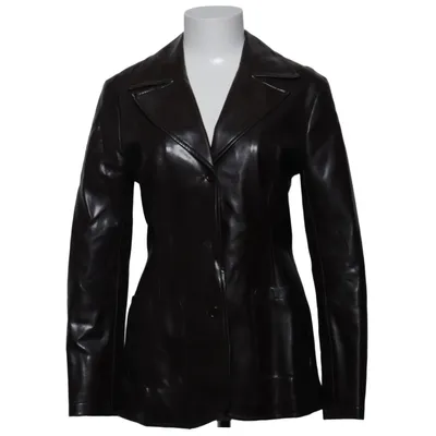 Blazer (Brown) from Fay Cotton, Polyurethane