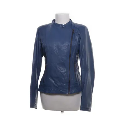 Leren jack (Blauw) van DDP
