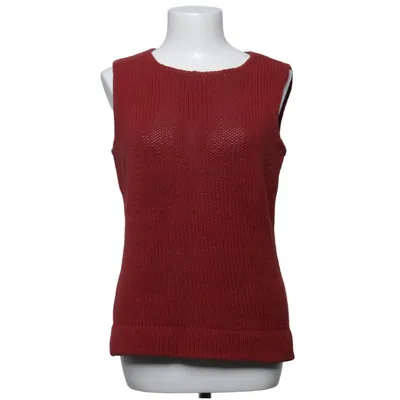 Pull sans manches (Rouge) de Dawn Acrylique, Coton