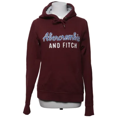 Huvtröja (Röd) från Abercrombie & Fitch Bomull, Polyester