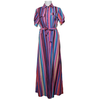 Maxikleid (Blau, Pink, Mehrfarbig) von Ms Station