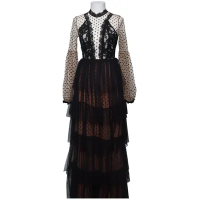 Långklänning (Svart, Beige, Flerfärgad) från Giffniseti Bomull, Polyester