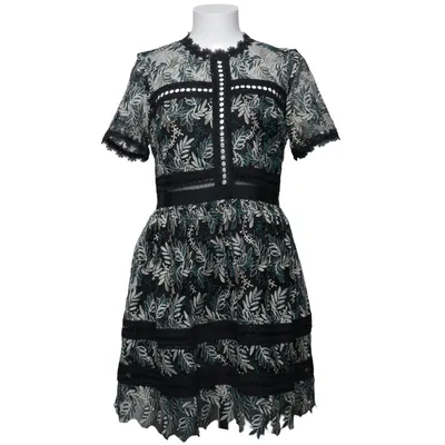 Dress (Black, Green, White) from By Malina Collection Polyester