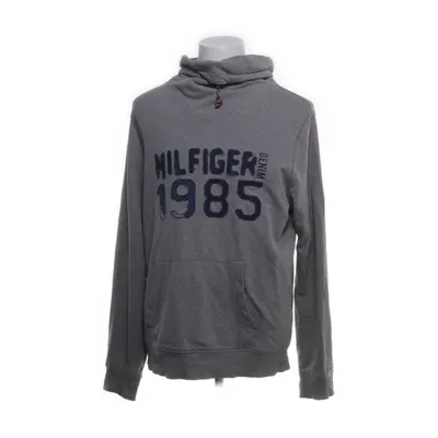 Pul à col roulé (Gris) de Hilfiger Coton, Élasthane, Cuir