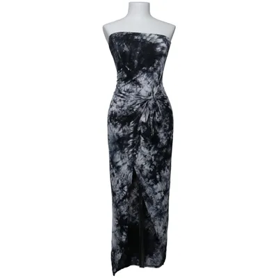 Robe longue (Noir, Blanc, Gris) de Bisou's Project Élasthane, Viscose