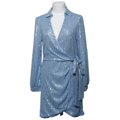 Wickelkleid (Blau) von Double Crazy Polyester