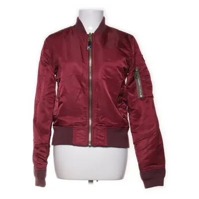 Bomberjakke (Rød) fra Schott Acetat, Polyamid, Polyester, Viscose