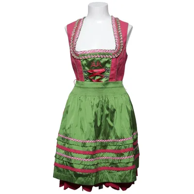 Dirndl (Rosa, Grön, Vit) från Wiesnkönig Bomull