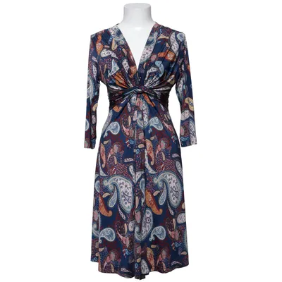 Klänning (Blå, Flerfärgad) från Ilse Jacobsen Elastan, Polyester