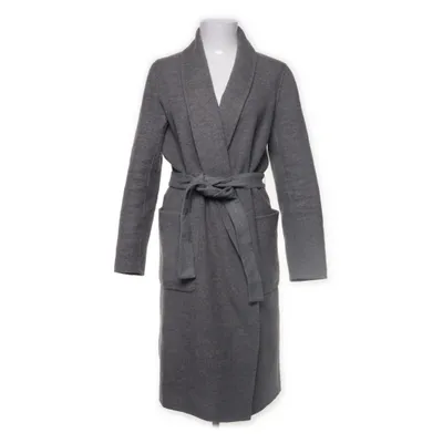 Frakke (Grå) fra Massimo Dutti Kashmir, Polyester, Uld
