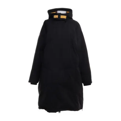 Vinterfrakke (Sort, Gul) fra Zizzi Polyester