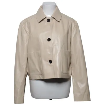 Jakke (Beige) fra Massimo Dutti Læder, Polyester