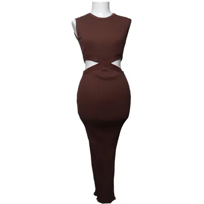 Maxikleid (Braun) von Zara Baumwolle