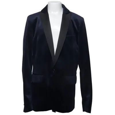 Smokingkavaj (Blå) från Scotch & Soda Bomull, Elastan, Polyamid, Polyester