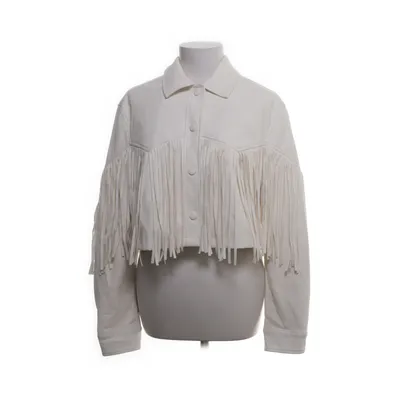 Jacka (Vit) från Bershka Polyester, Polyuretan