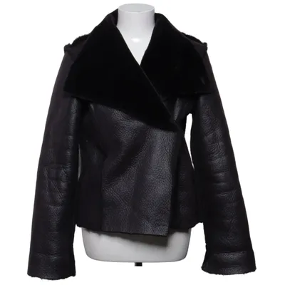 Shearlingjakke (Sort) Polyester, Polyurethan