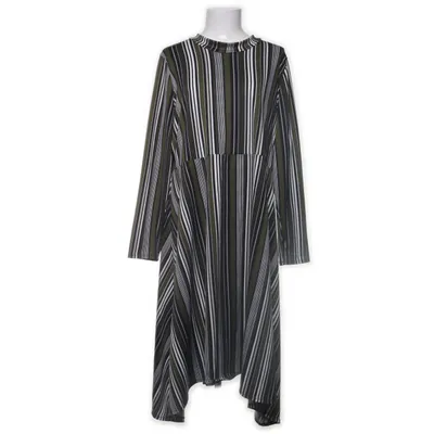 Kjole (Grøn, Hvid, Grå) fra Piphany Elastan, Polyester