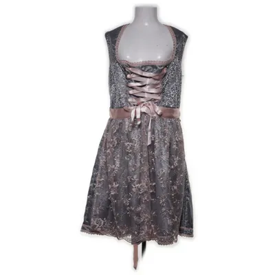 Dirndl (Grå, Rosa) från Alpenmärchen