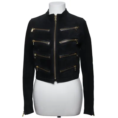 Biker jacket (Black) from Rock'n Blue Leather, Polyester