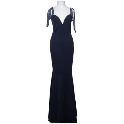 Långklänning (Blå) från Missguided Elastan, Polyester