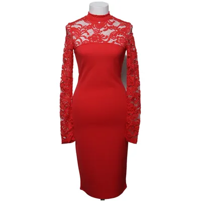 Dress (Red) from Malabay Elastane, Polyamide, Polyester