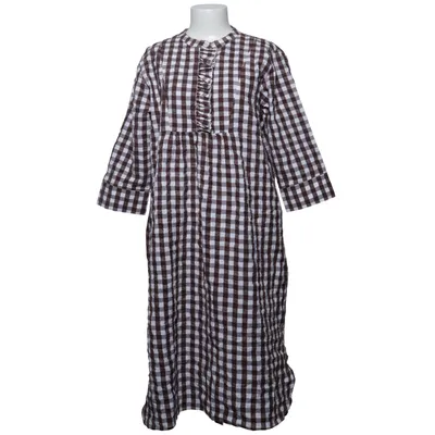 Dress (Brown, White) from Juna Cotton