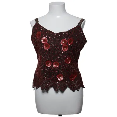 Top (Brown, Pink) from Helline Elastane, Polyamide, Polyester