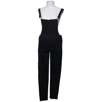 Hängselbyxor (Svart) från Denim Co Bomull, Elastan, Polyester