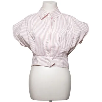 Short sleeve shirt (White, Red) from adL Cotton