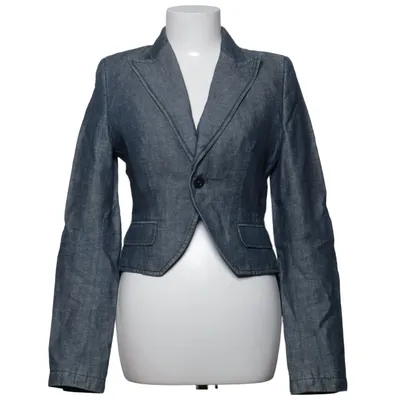 Blazer (Blauw) van Hans Ubbink Katoen, Polyester