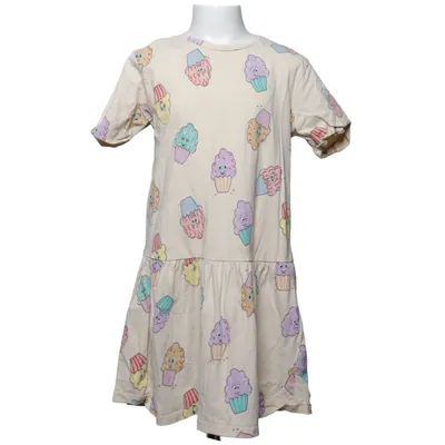 Klänning (Beige, Flerfärgad) från Mini Rodini Bomull