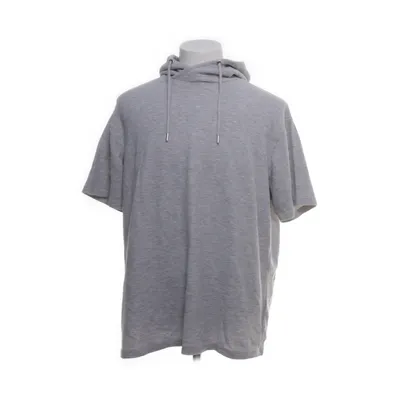 Korte mouwen capuchon sweater (Grijs) van FSBN Katoen, Elastaan, Viscose