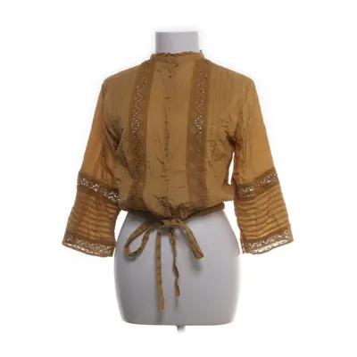 Blus (Gul) från H&M Conscious Collection Exclusive Bomull, Polyester