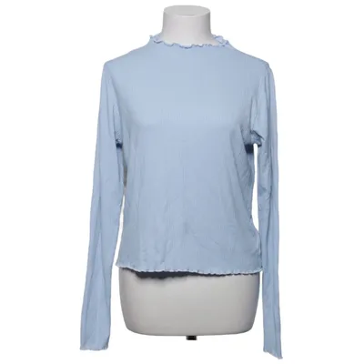 Lange mouwen shirt (Blauw) van Pieces Elastaan, Polyester, Viscose