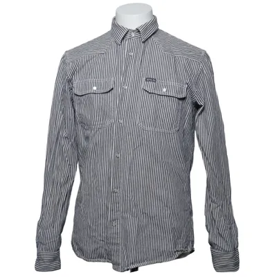 Chemise (Bleu, Blanc) de DePalma Workwear Coton