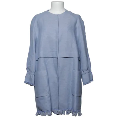 Mantel (Blau) von Zara Basic Outerwear Baumwolle, Polyester