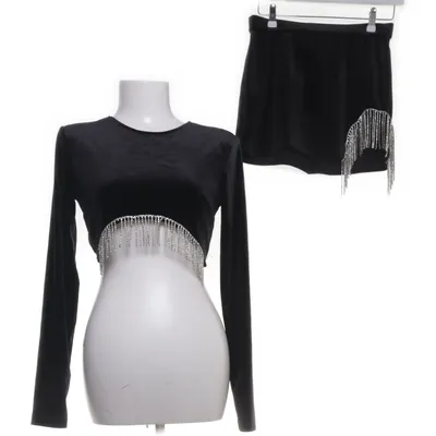 Set (Svart) från Bershka Elastan, Viskos
