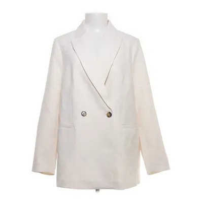 Blazer (Wit) van H&M Katoen, Polyester