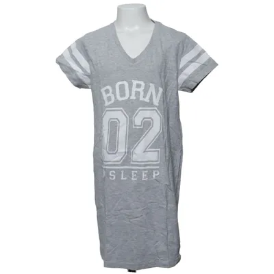 Nightgown (Gray, White) from Sleep Cotton, Viscose