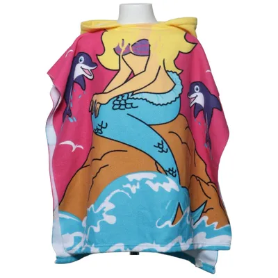 Badponcho (Roze, Blauw, Geel) Polyester