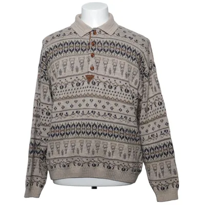 Lusekofte (Beige, Multicolored) from Kingsland Alpaca wool