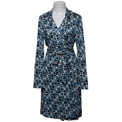 Omlottklänning (Blå, Svart, Vit) från Diane von Furstenberg Silke