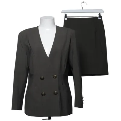 Tailleur jupe (Vert) de Cascade Acétate, Élasthane, Polyester, Laine