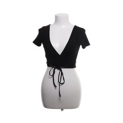 Crop top (Black) from Edited Elastane, Viscose
